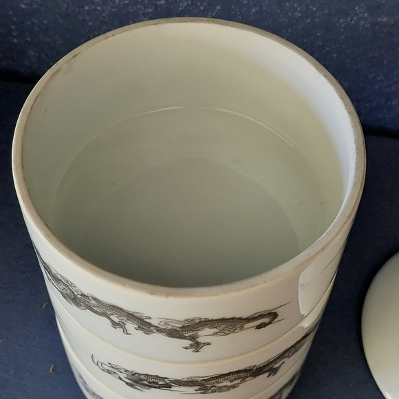 Fukagawa For Tiffany Dragon Sushi Set - Picture 7 of 9